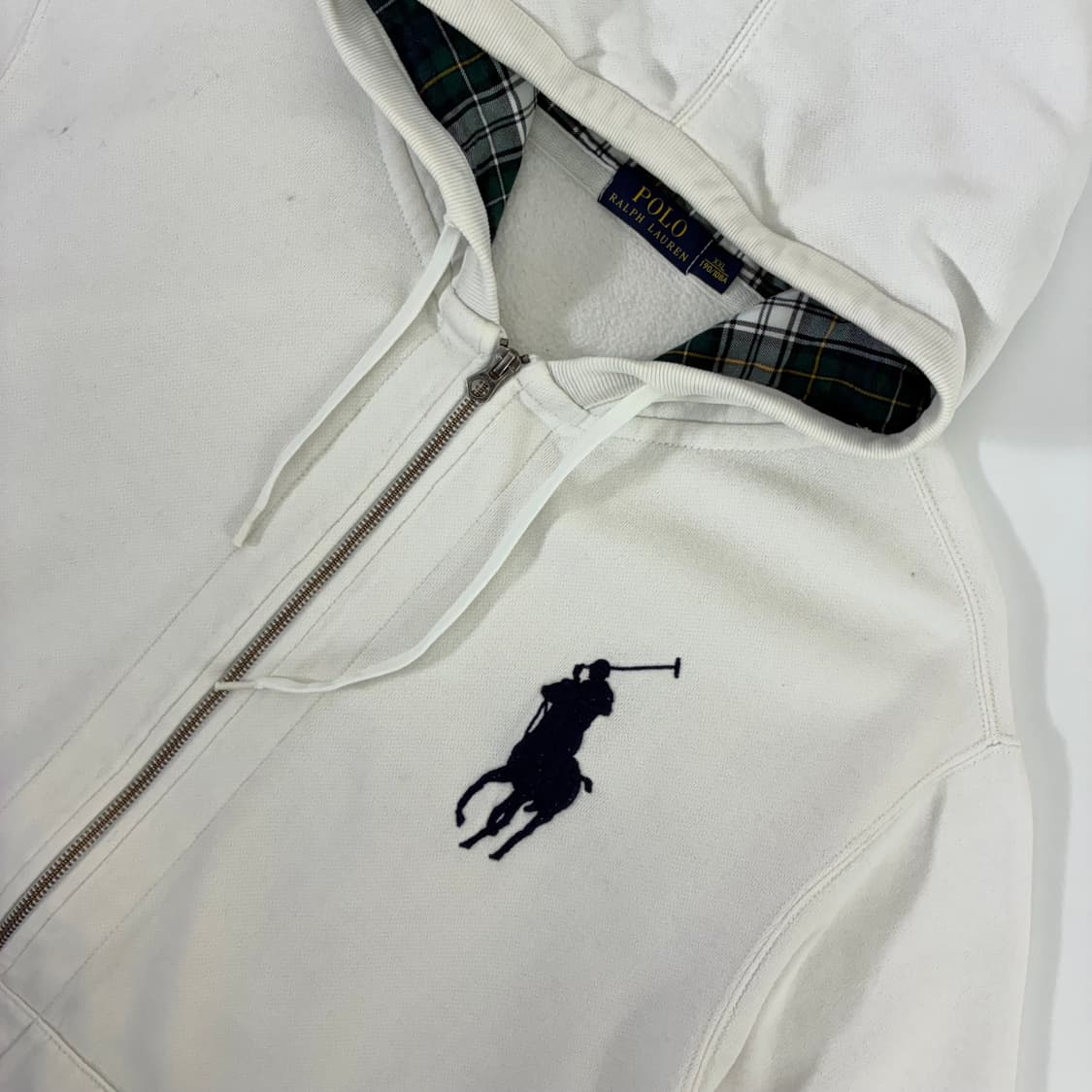 Polo  폴로 랄프로렌 빅포니 투웨이 체크 후드집업 상품이미지3