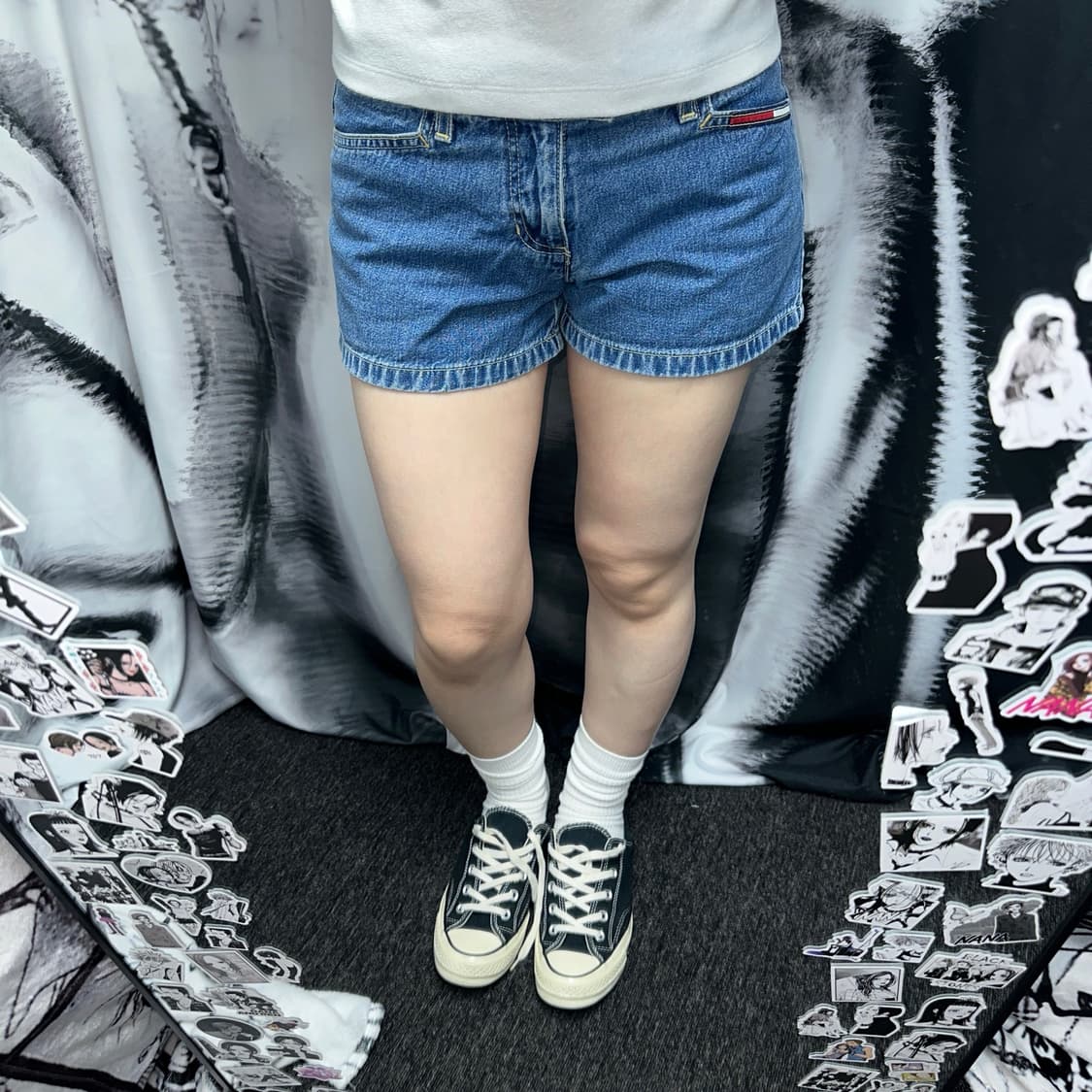 타미진스 숏팬츠 핫팬츠 y2k 상품이미지1
