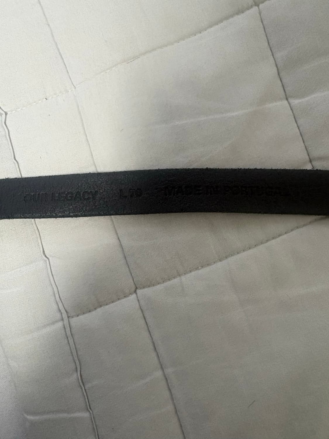 아워레가시 벨트 2cm 레더 블랙 상품이미지2
