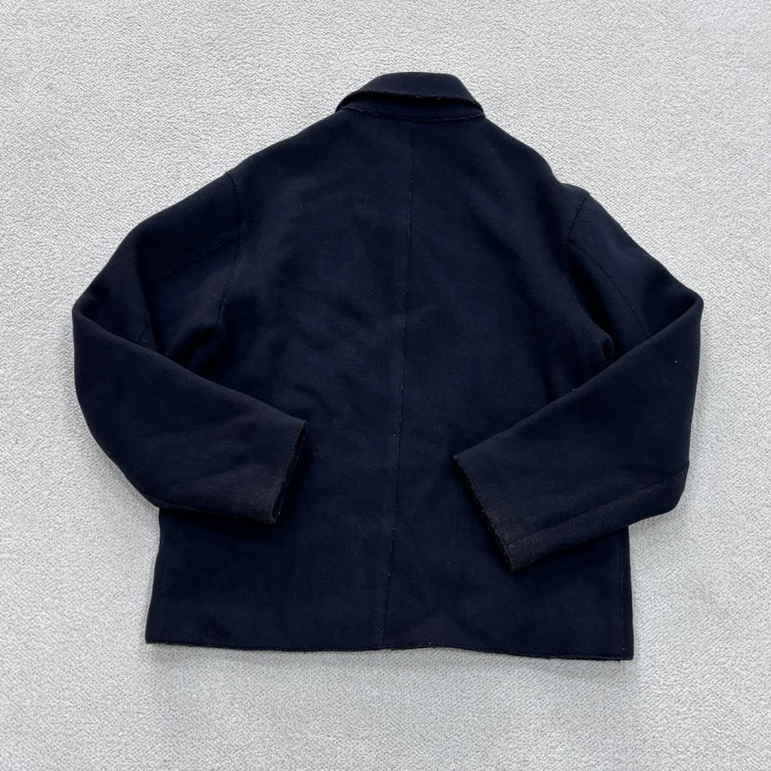 M 캘빈클라인 네이비 울 자켓 0403E 상품이미지2