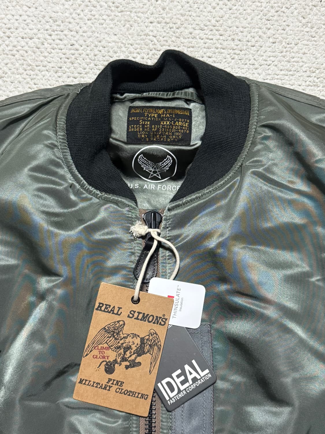 Real Simons MA-1 3XL 상품이미지2