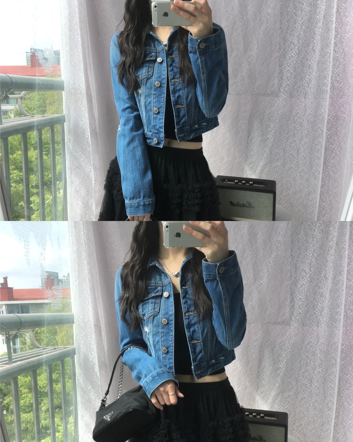 Hollister slim fit denim jacket 상품이미지2