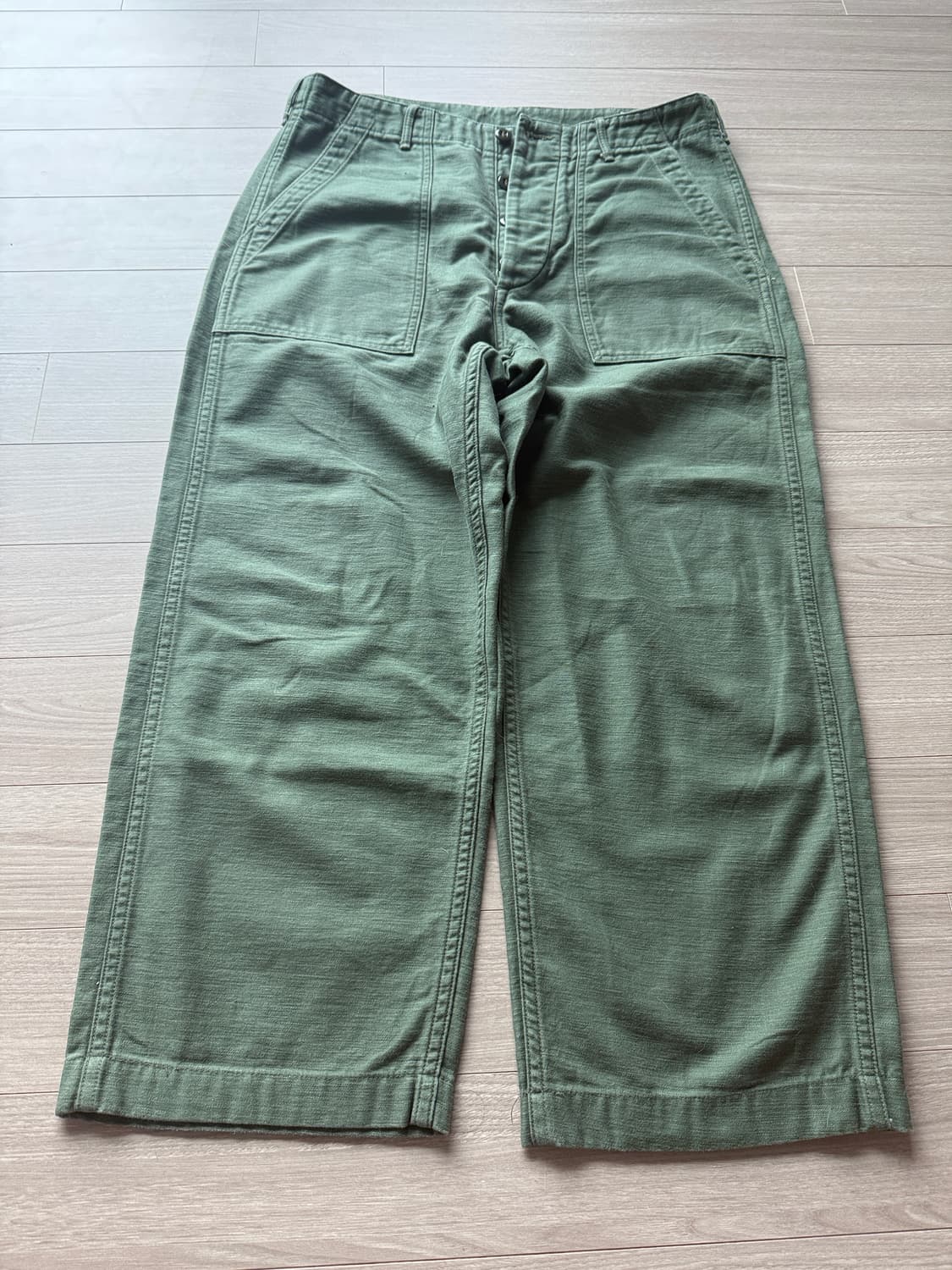 orslow 오어슬로우 퍼티그 레귤러핏 3사이즈 수선제품 상품이미지1