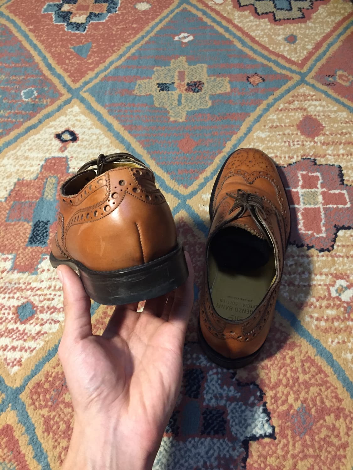 빈티지 이태리 메이드 윙팁  상품이미지5