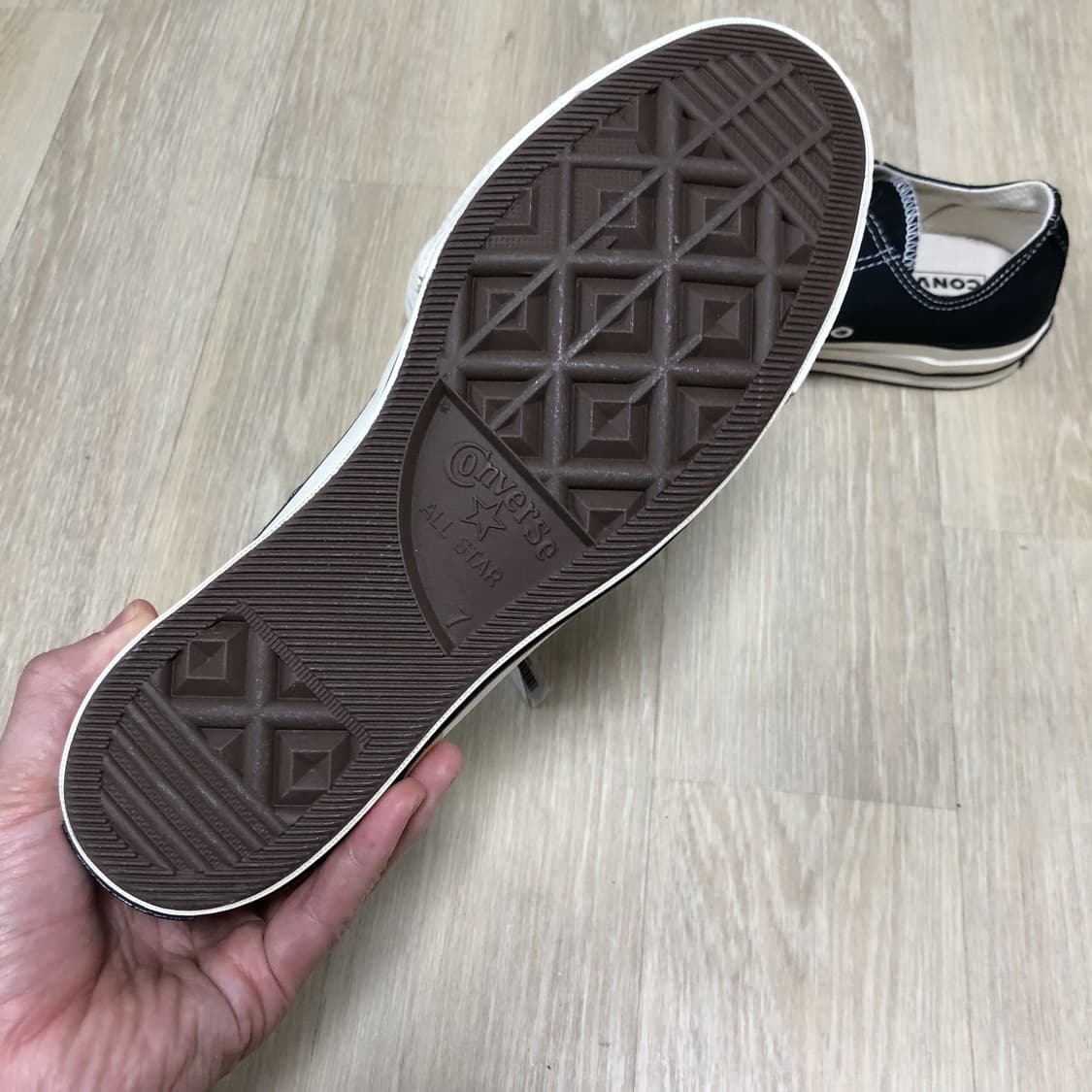(255) 새상품 컨버스 CONVERSE 70's 척테일러 로우 블랙 상품이미지4