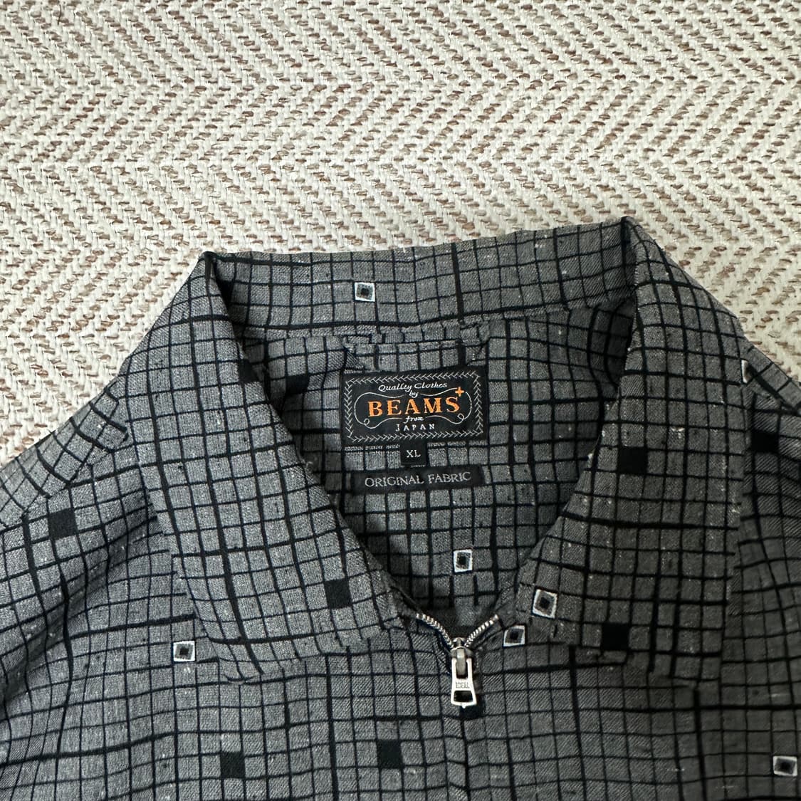 BEAMS PLUS check zipup jacket 상품이미지3