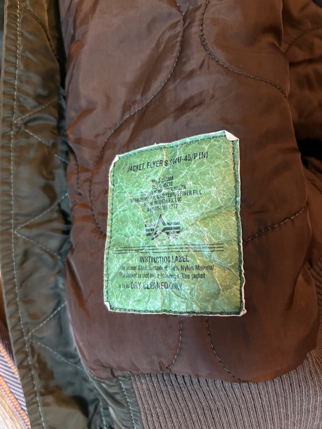 알파인더스트리 MA-1 상품이미지6