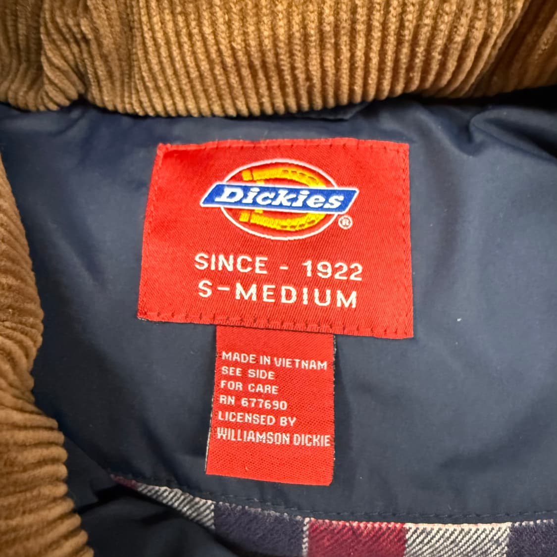 디키즈 네이비 후드 패딩 조끼 상품이미지4