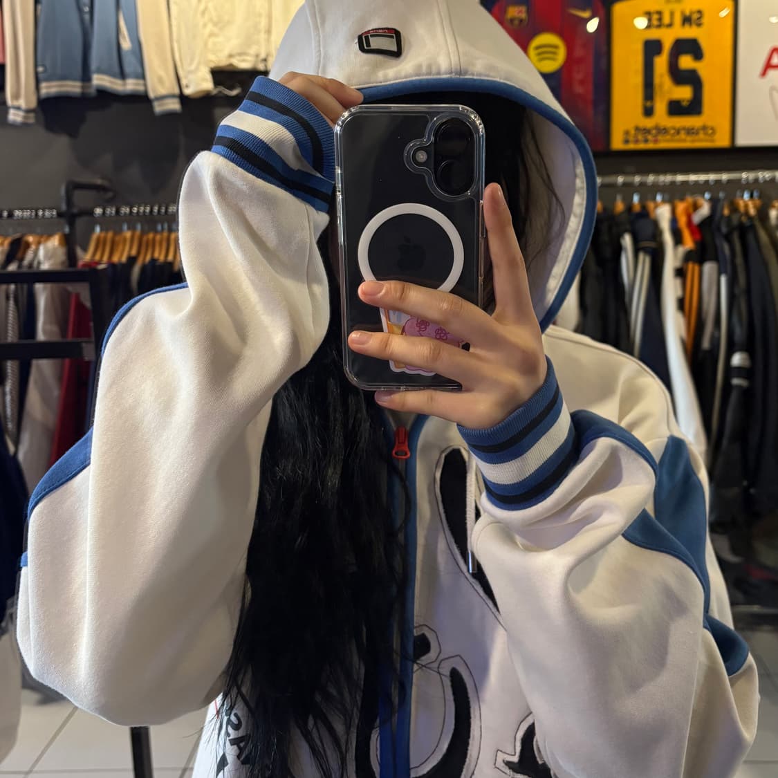 FUBU 빈티지 레이싱 후드집업 상품이미지4