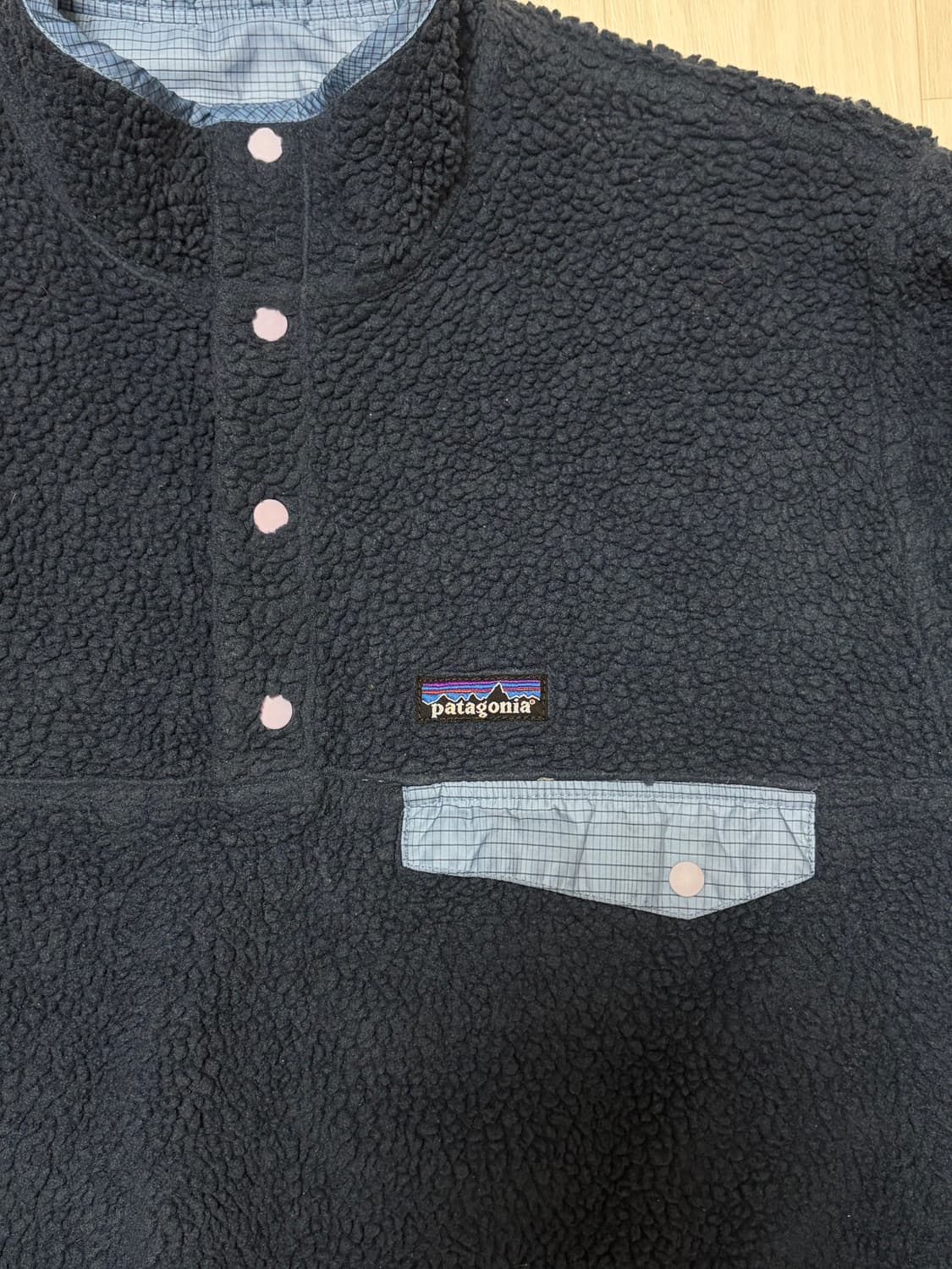 [S] 파타고니아 빈티지 글리세이드 스냅티 신칠라 네이비 / 스카이 상품이미지2