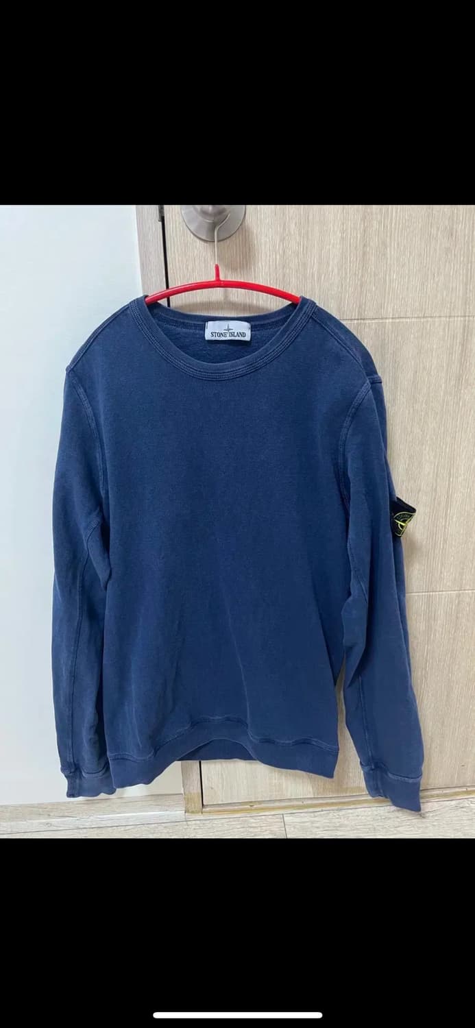 스톤아일랜드 네이비 맨투맨 티셔츠 롱슬리브 M 상품이미지2