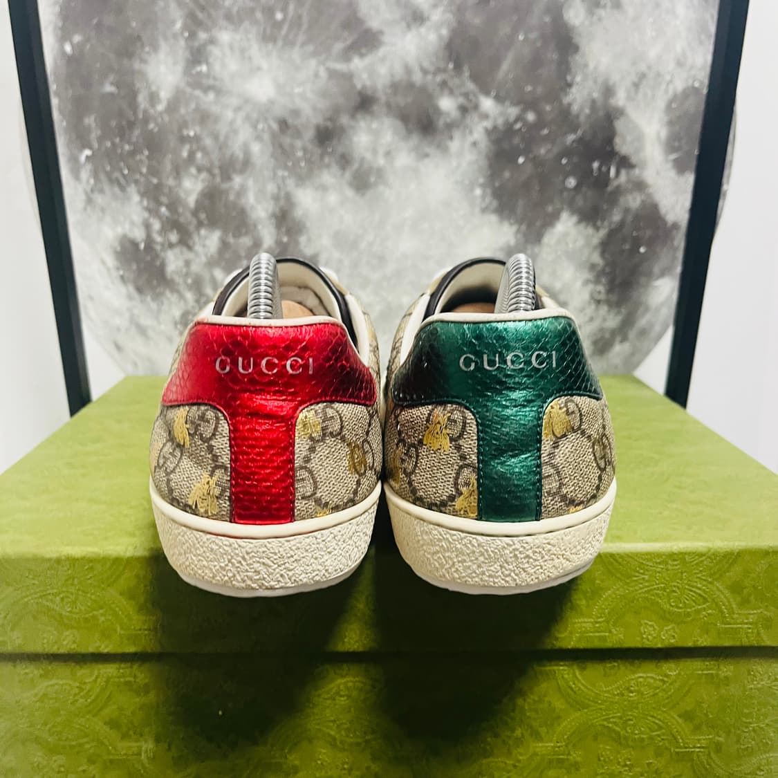 정품 8.5) 구찌 슈프림 꿀벌 금장 스니커즈 275~280 상품이미지4