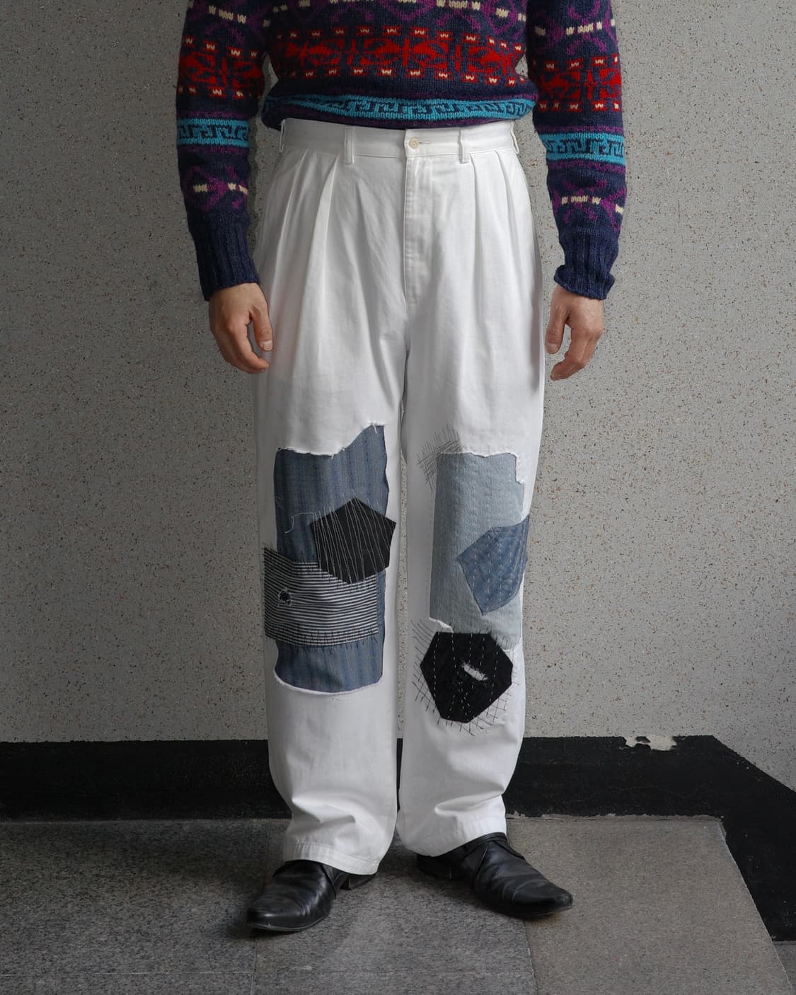 빈티지 리페어 패치워크 사시코 폴로 팬츠 상품이미지7