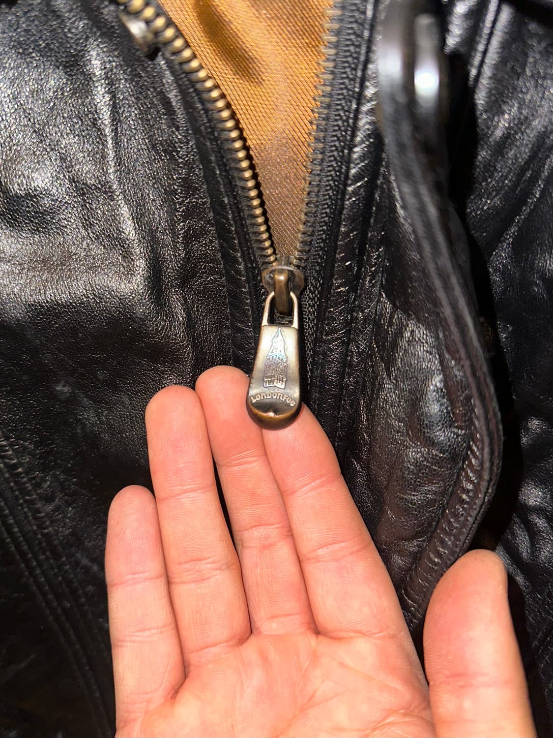 90’s London Fog genuine leather bomber  상품이미지8