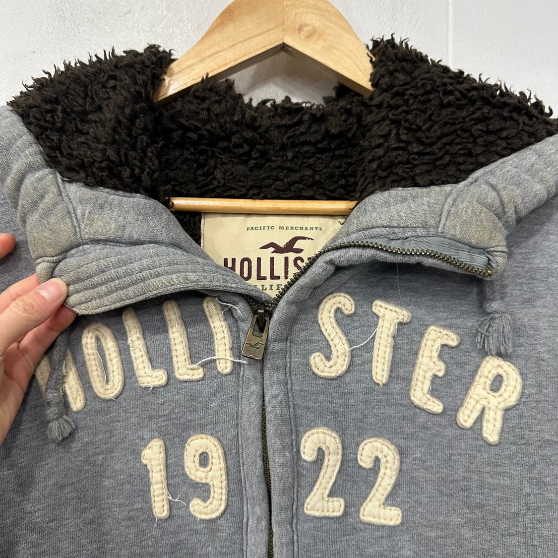 홀리스터 보아 후드집업 상품이미지5