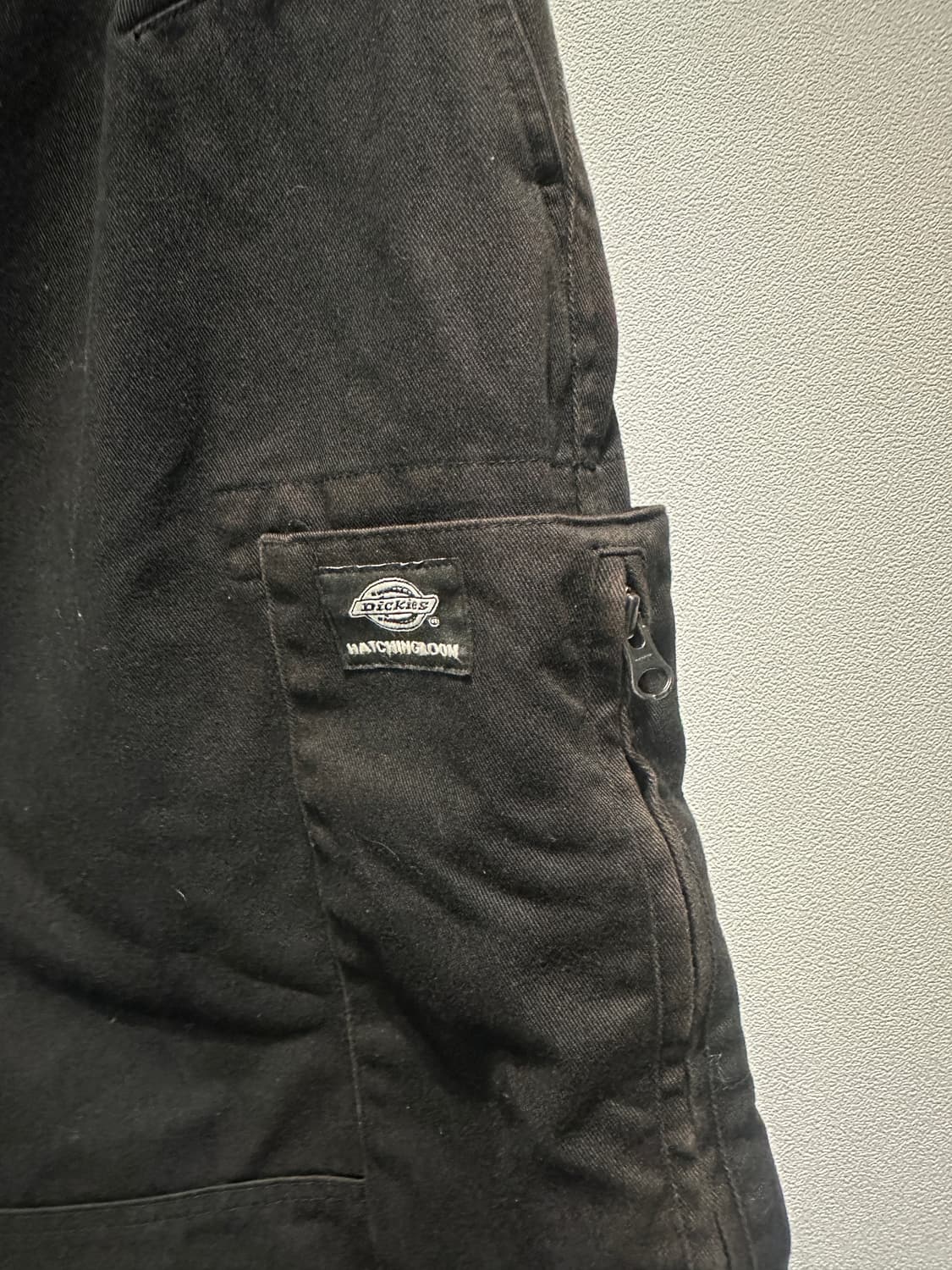 디키즈 x 해칭룸 카고 워크팬츠 Washed Black  상품이미지5