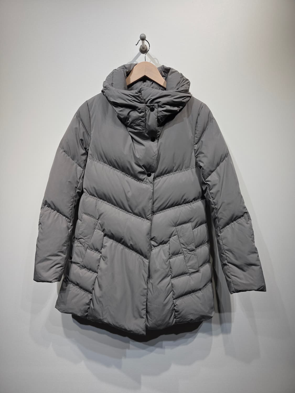 SYSTEM 시스템 하이넥 구스다운 패딩 점퍼 상품이미지2