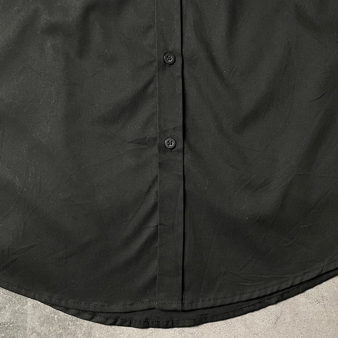 CORE 데드스탁 블랙 코튼 셔츠 A00652 상품이미지4