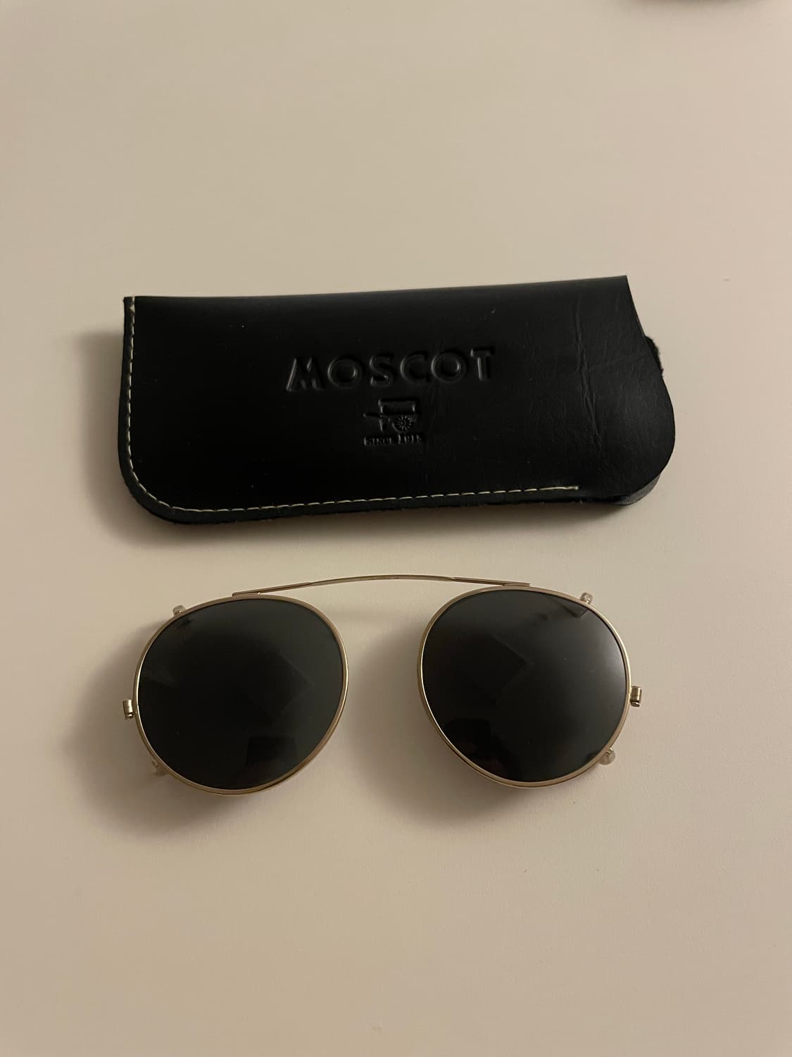 모스콧 밀첸 46사이즈 블론드 색상 + 클립온렌즈 상품이미지6