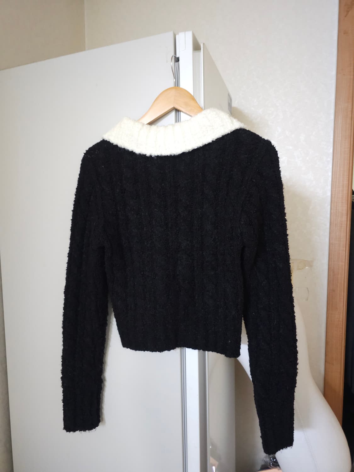 론론 케이블 알파카 가디건 상품이미지7