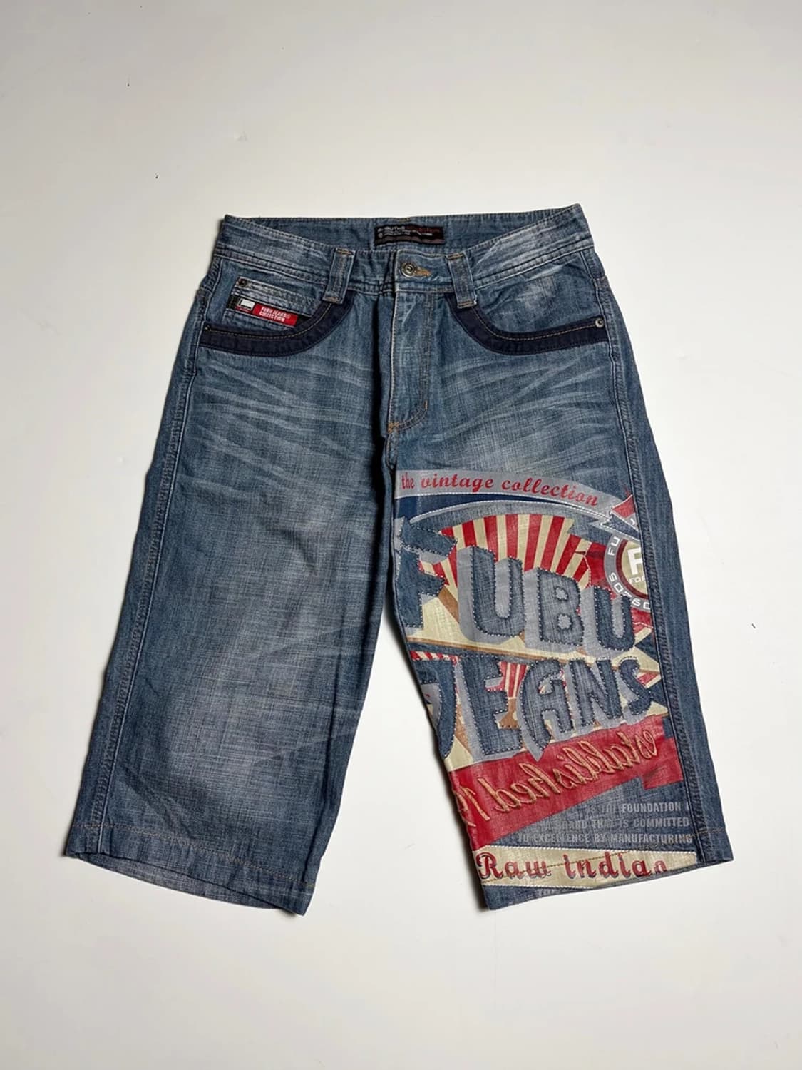 푸부 FUBU Y2K 그래픽 데님 반바지 R1117 상품이미지1
