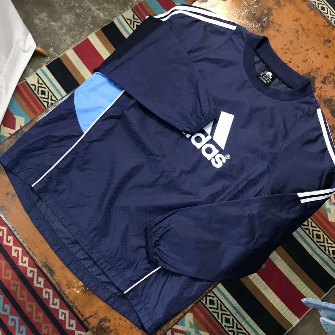 Japan 아디다스 네이비 웜업 핫슈트 남성 105 사이즈  상품이미지2