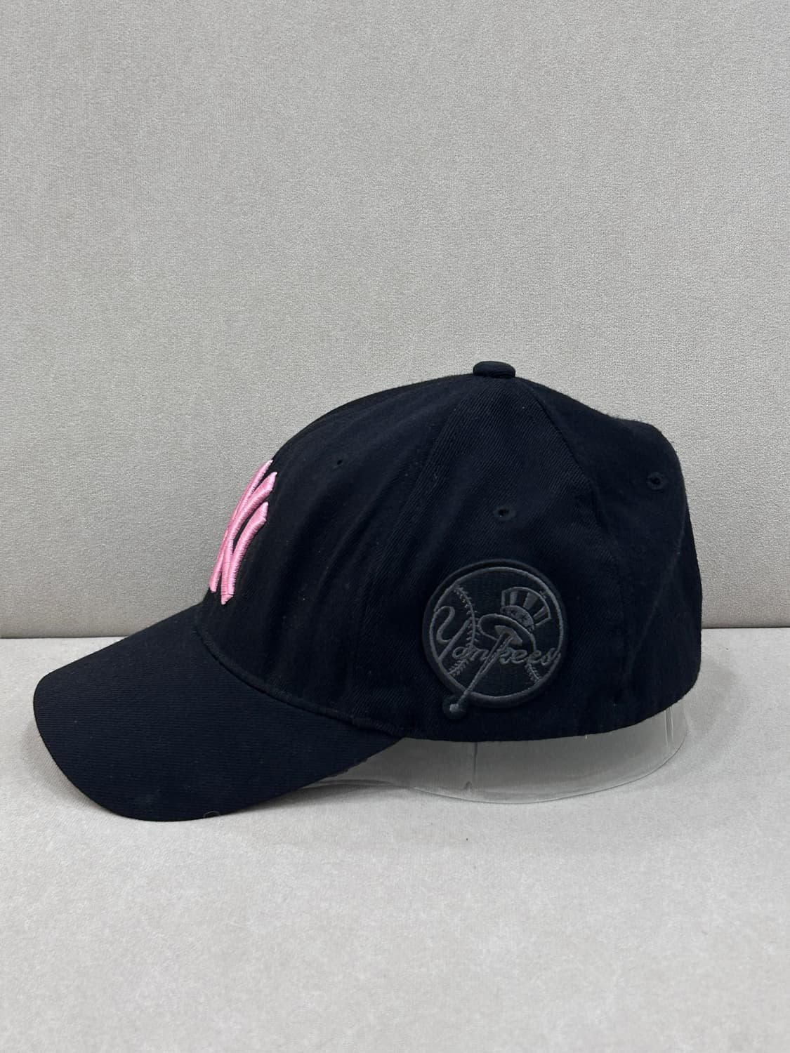MLB 뉴욕 양키스 블랙 핑크 볼캡 야구 모자 xs-s 상품이미지3