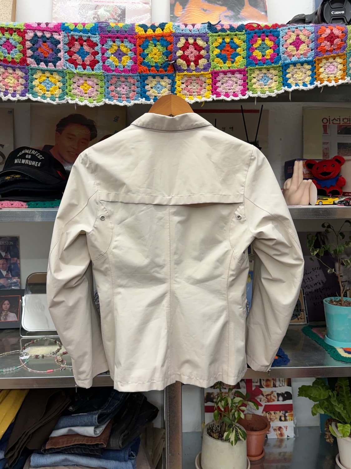 PRADA 아이보리 나일론 자켓 상품이미지4