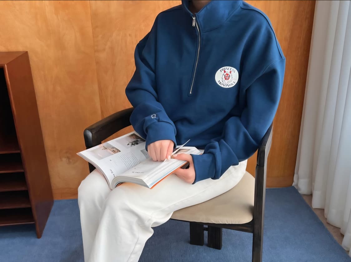 모노노케 히메 반집업 맨투맨 상품이미지10