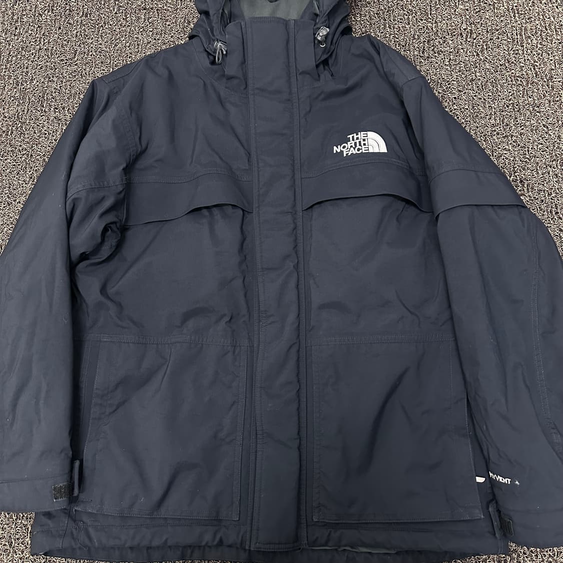 노스페이스 투포켓 두꺼운 바람막이 자켓 블랙 95(M) 상품이미지3