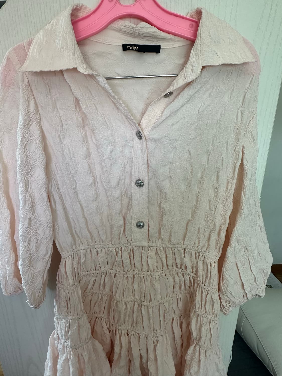 마쥬 핑크 원피스 상품이미지3