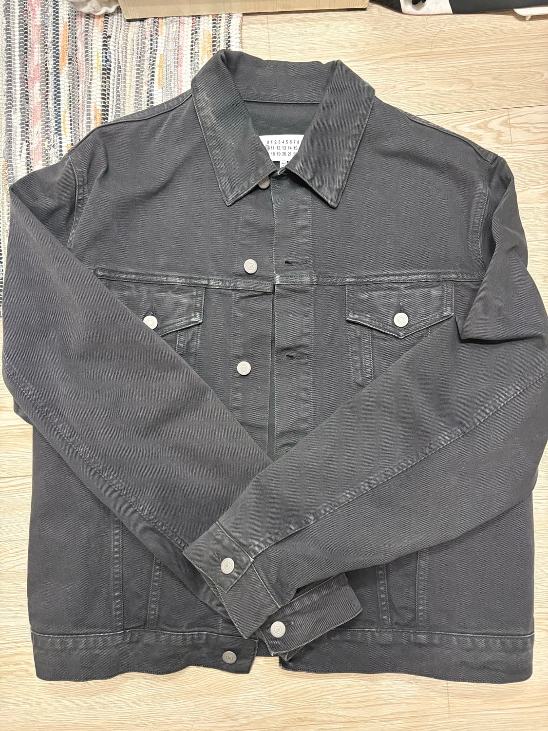 메종 마르지엘라 20fw 백스티치 트러커 자켓 48 상품이미지1