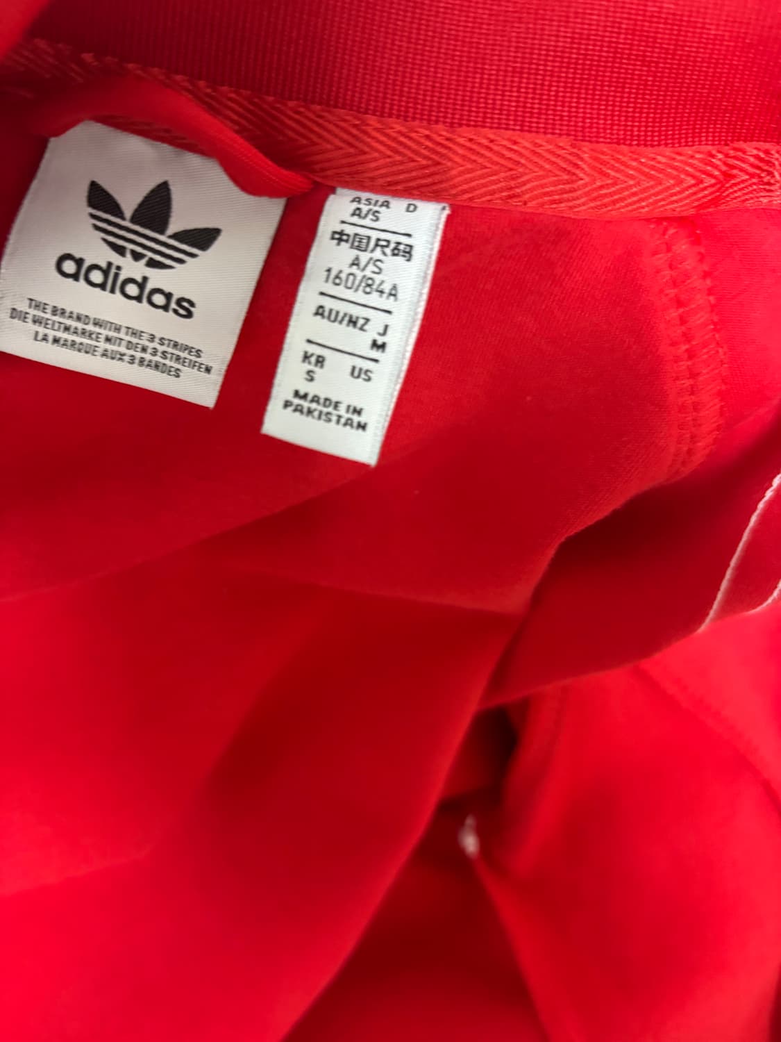 아디다스 레드 져지(트랙탑) 상태최상급 여성s 상품이미지2