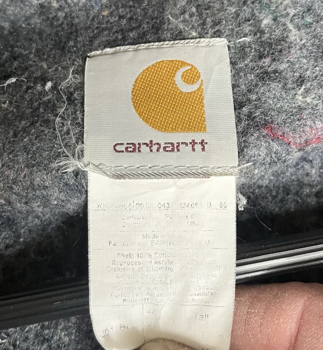 (후드포함) 칼하트 J01 디트로이트 자켓 블랙 상품이미지5