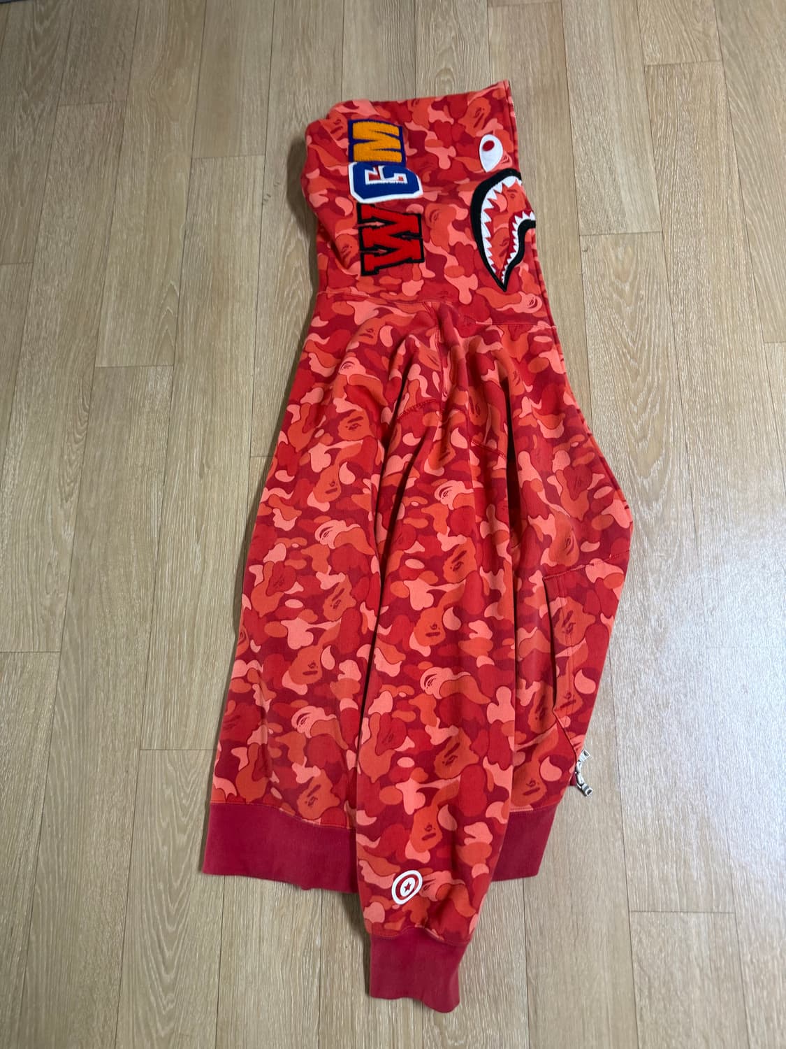 베이프 샤크후드 집업 싸게 팝니다 상품이미지1