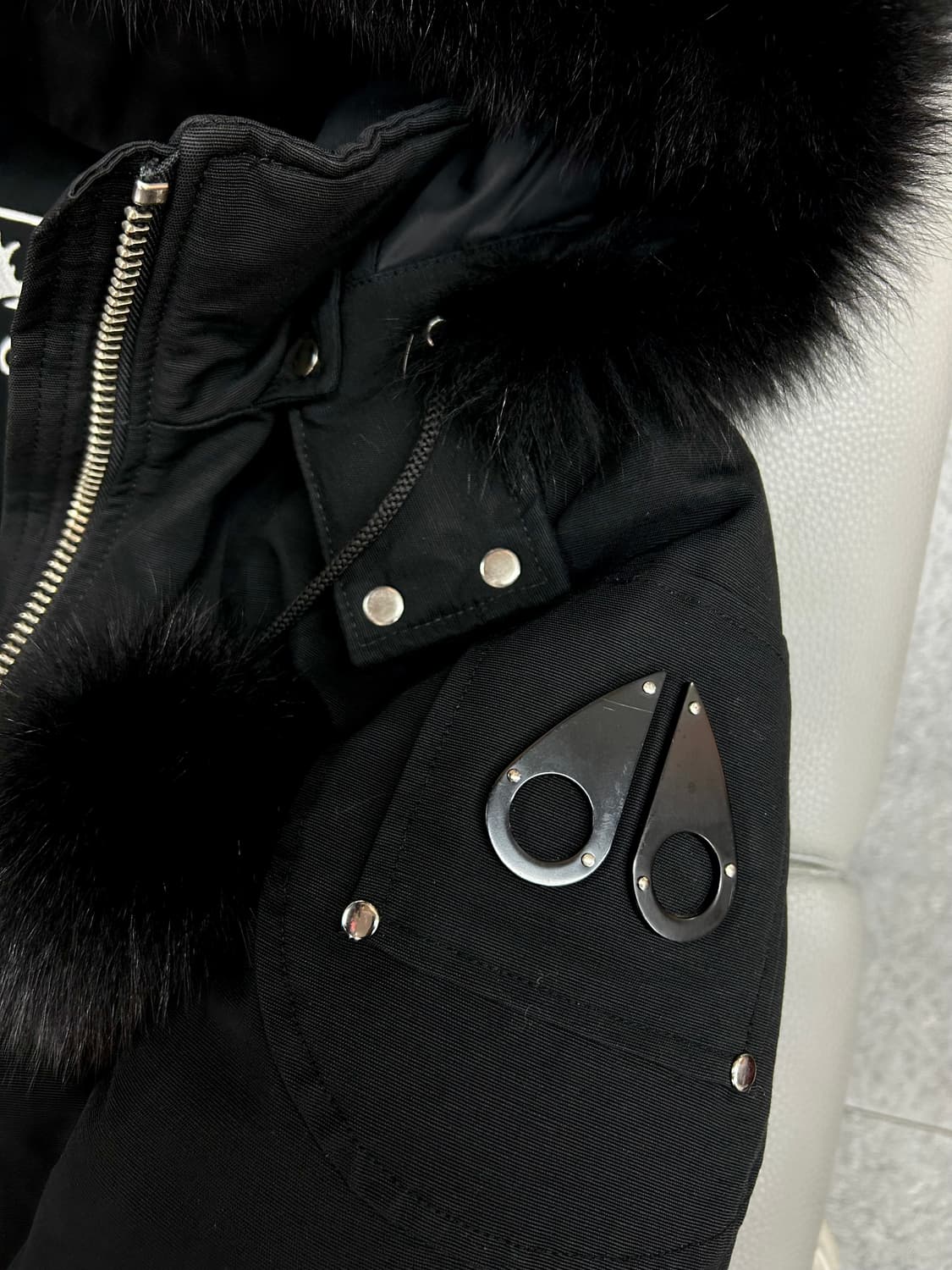 무스너클 데비 봄버 블랙 패딩(S) 상품이미지6