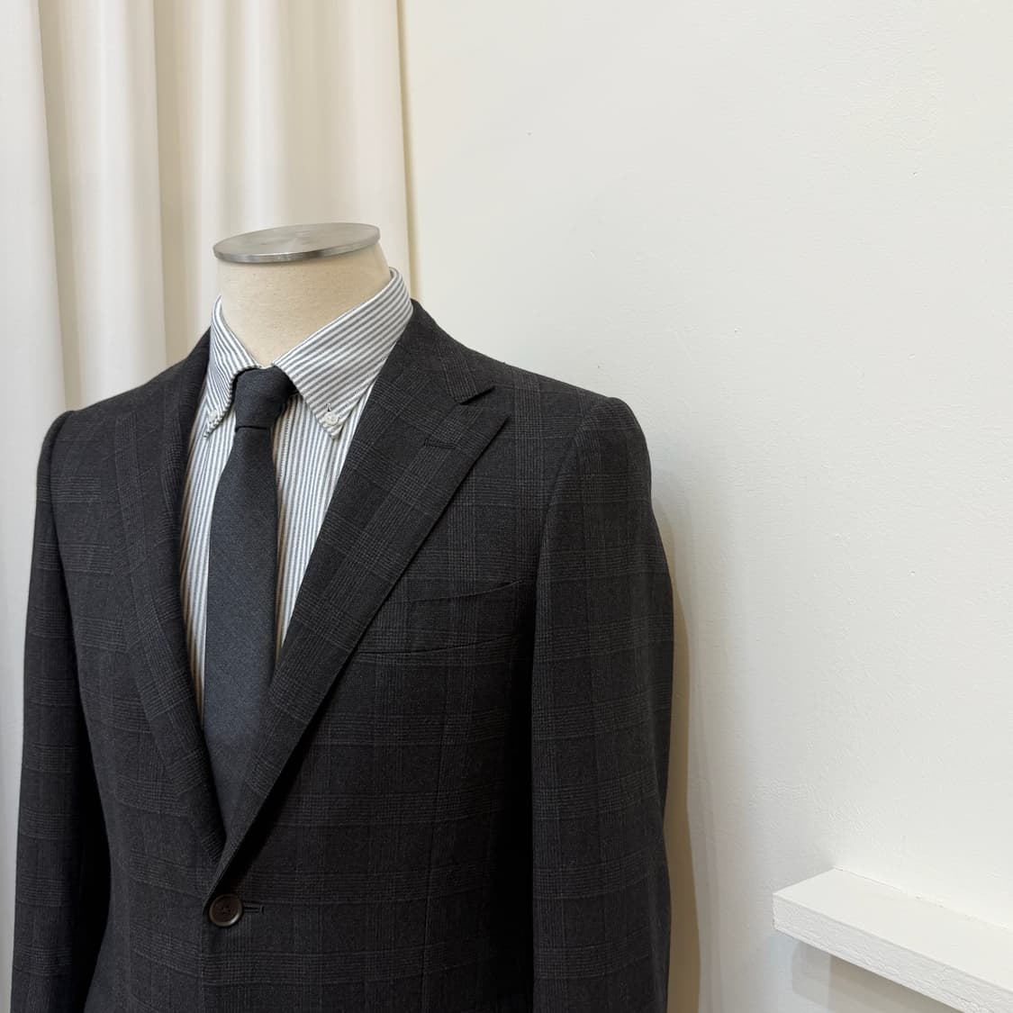 United Arrows 빈티지 글렌체크 자켓 상품이미지3