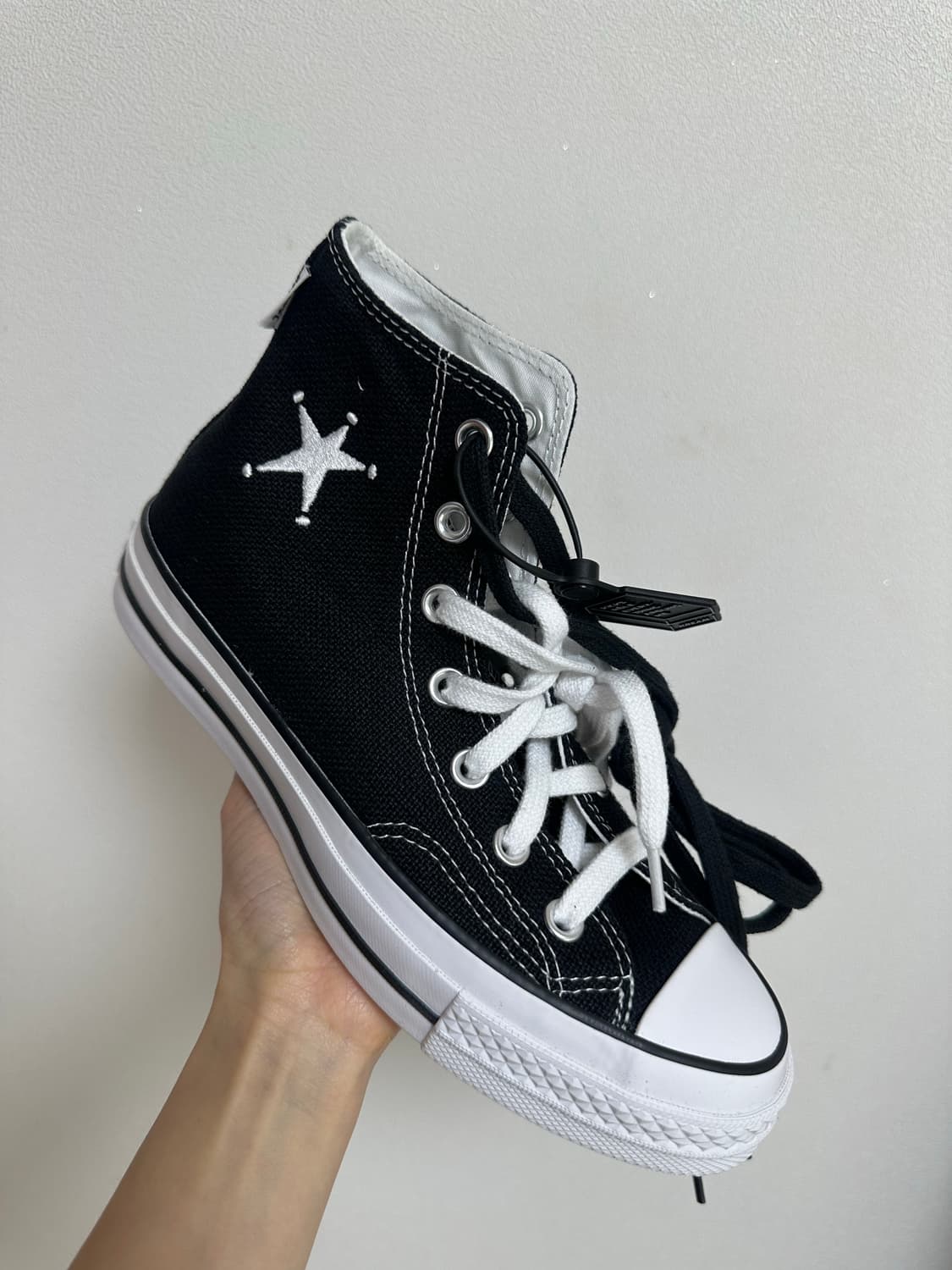 컨버스 x 스투시 척 70 하이 블랙 상품이미지3