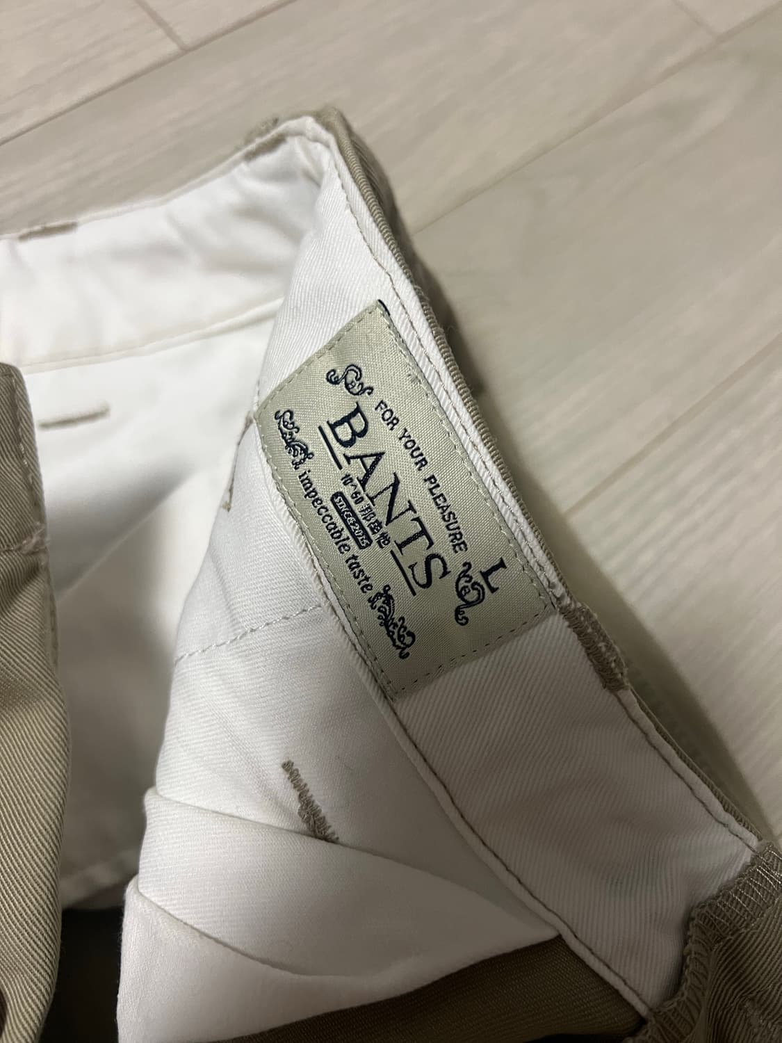 반츠 SDS 코튼 트윌 오피서 치노 팬츠 카키 L사이즈 상품이미지2