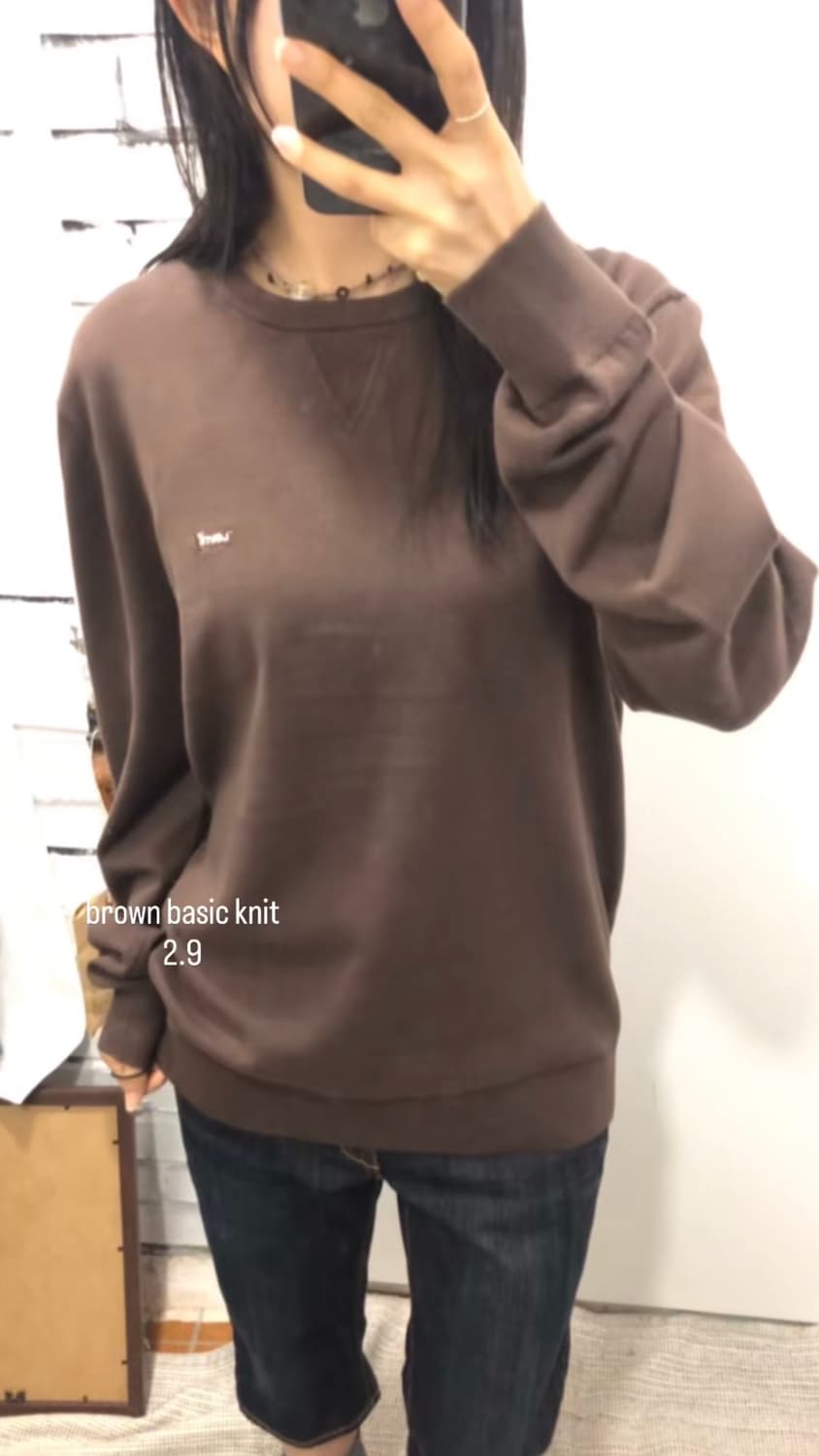 리바이스 브라운 니트 상품이미지1