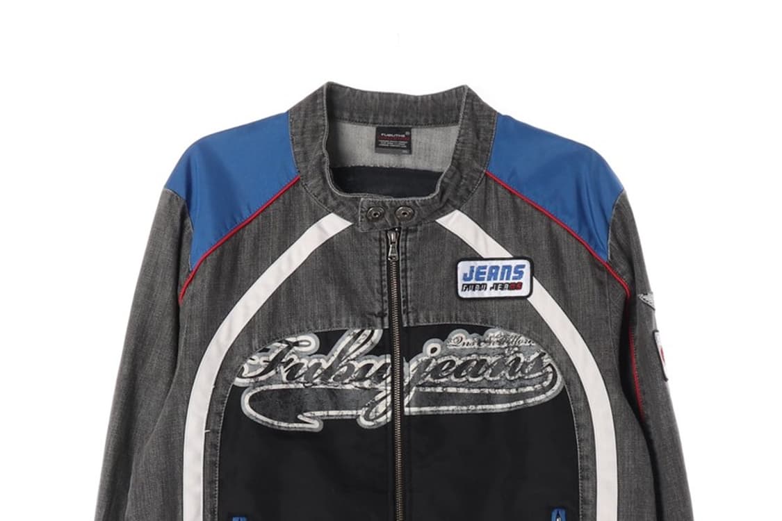 FUBU Y2K 배색 집업 트랙 자켓 XL 상품이미지3