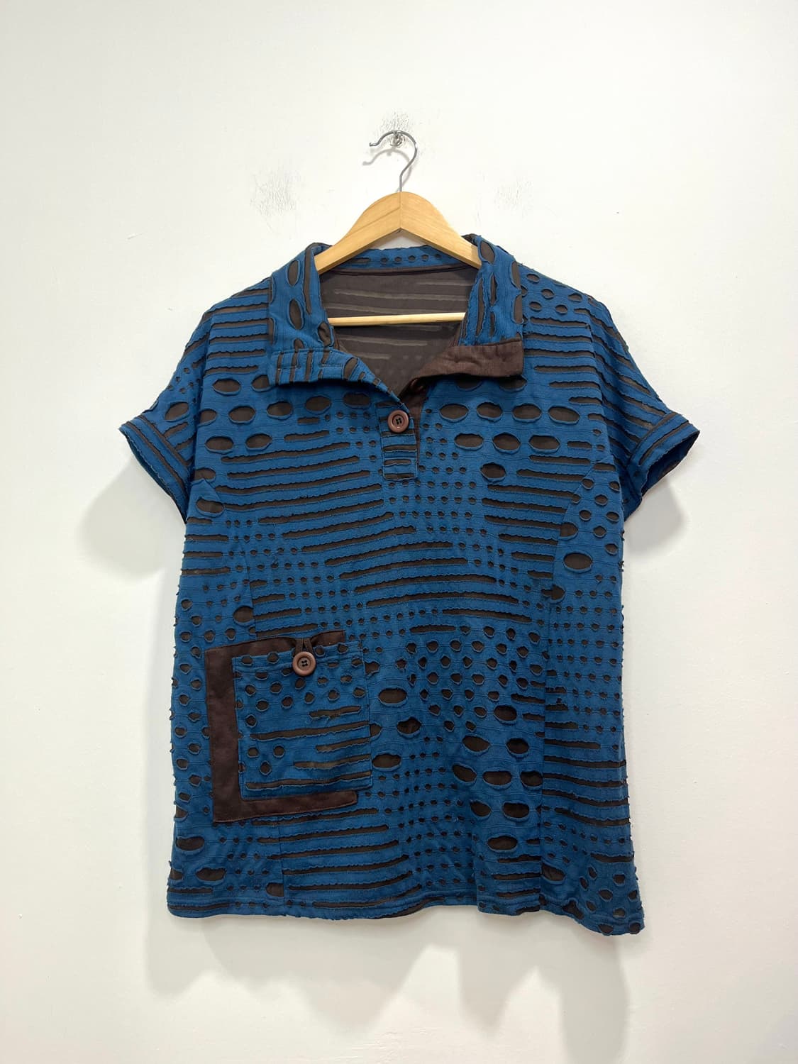 일본 빈티지 그런지 무드 데미지 반팔 티셔츠 상품이미지1