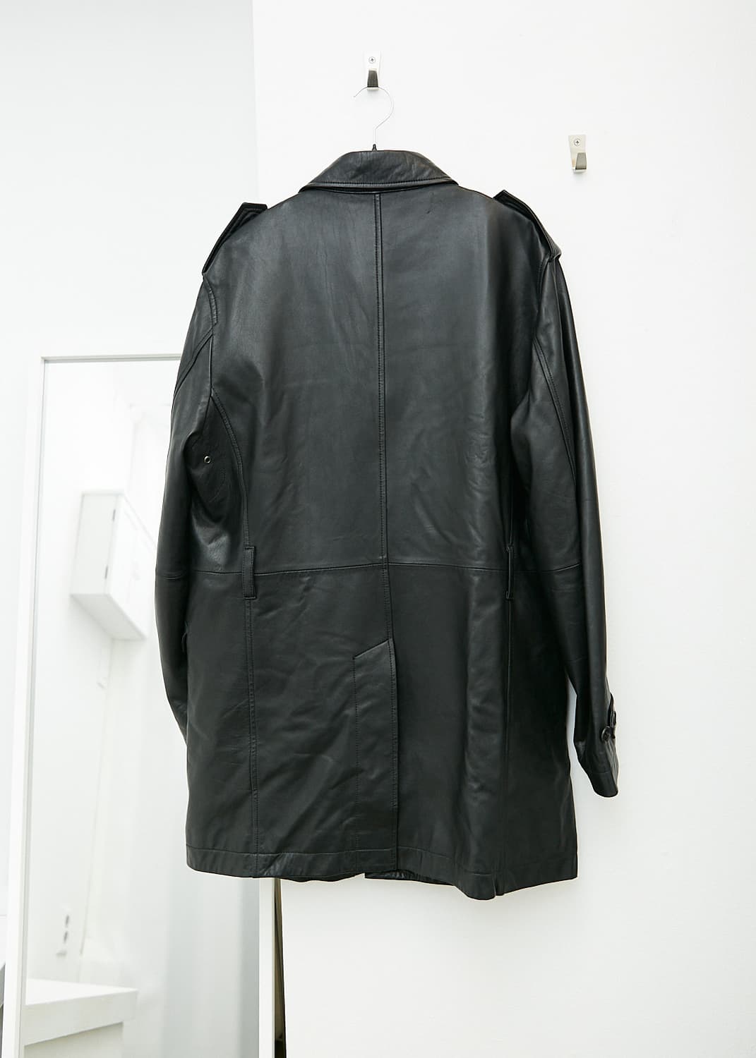 Leather Car Coat 상품이미지4