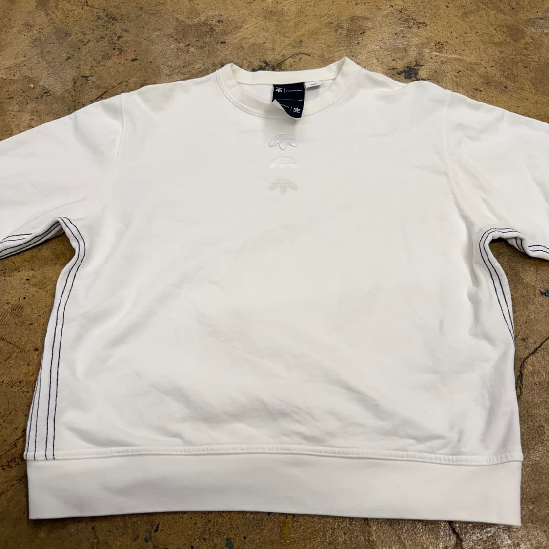 알렌산더 맥퀸 아디다스 화이트 맨투맨 95 상품이미지3