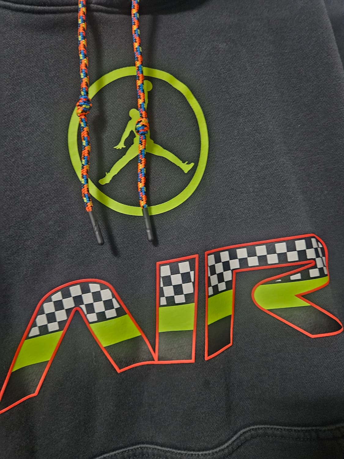 조던 AIR 기모 후드티 블랙 상품이미지4