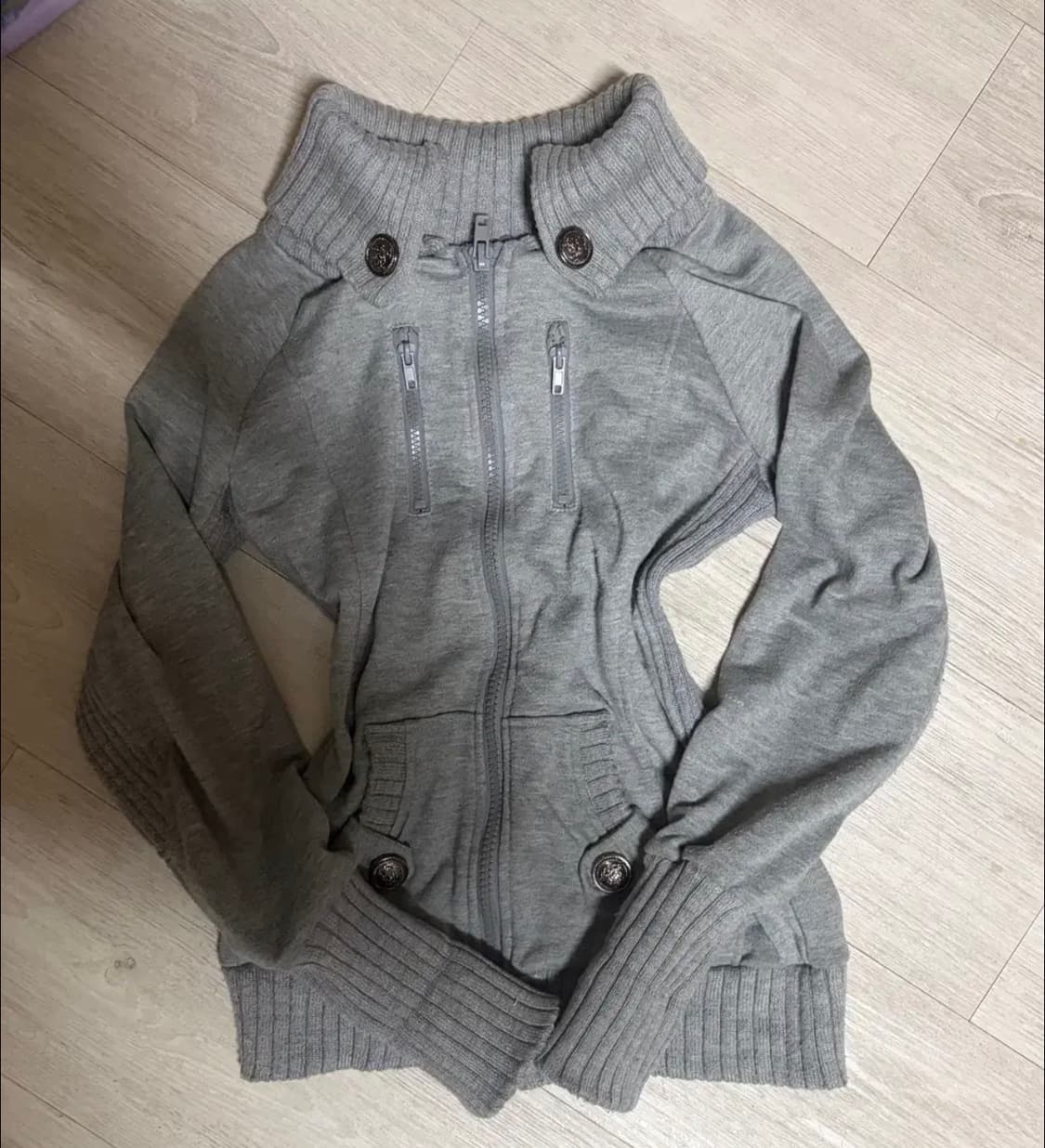 와투케 레이어룸 후드집업 자켓 집업 y2k 상품이미지1