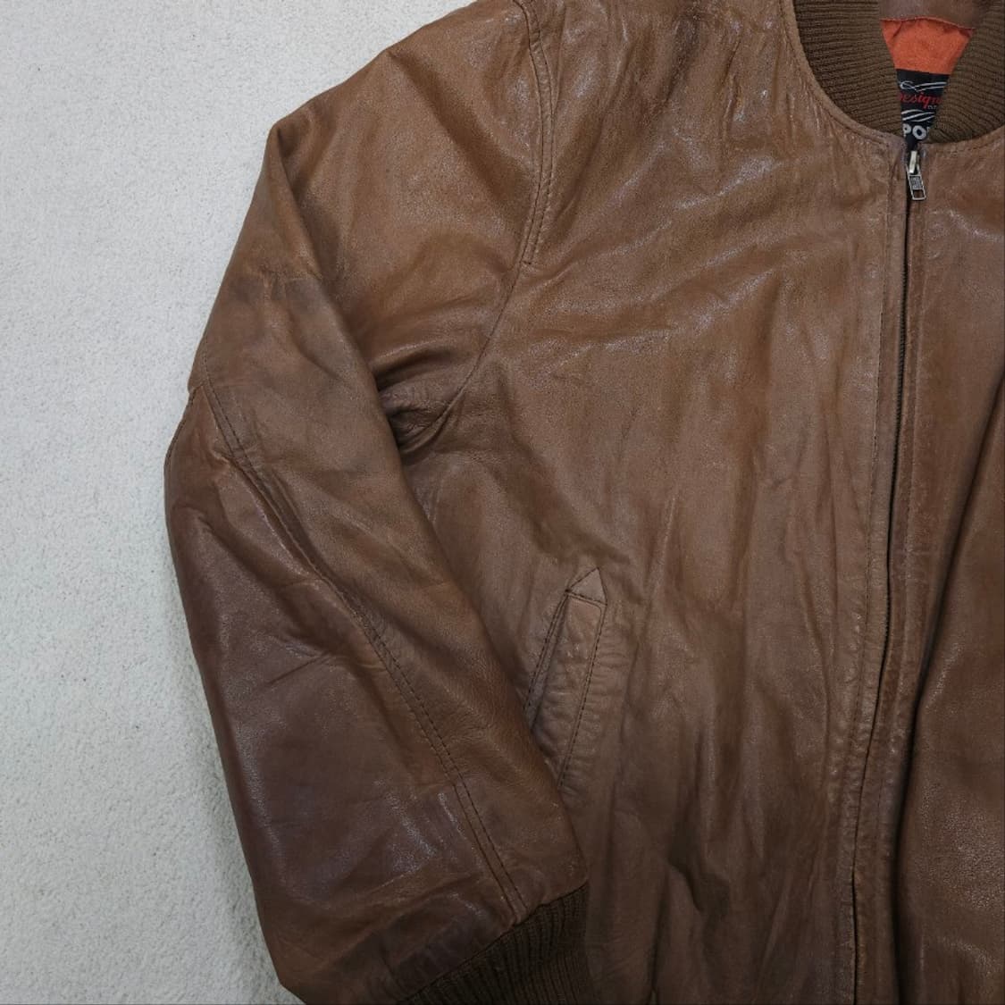 90s 양가죽 봄버 자켓 상품이미지7