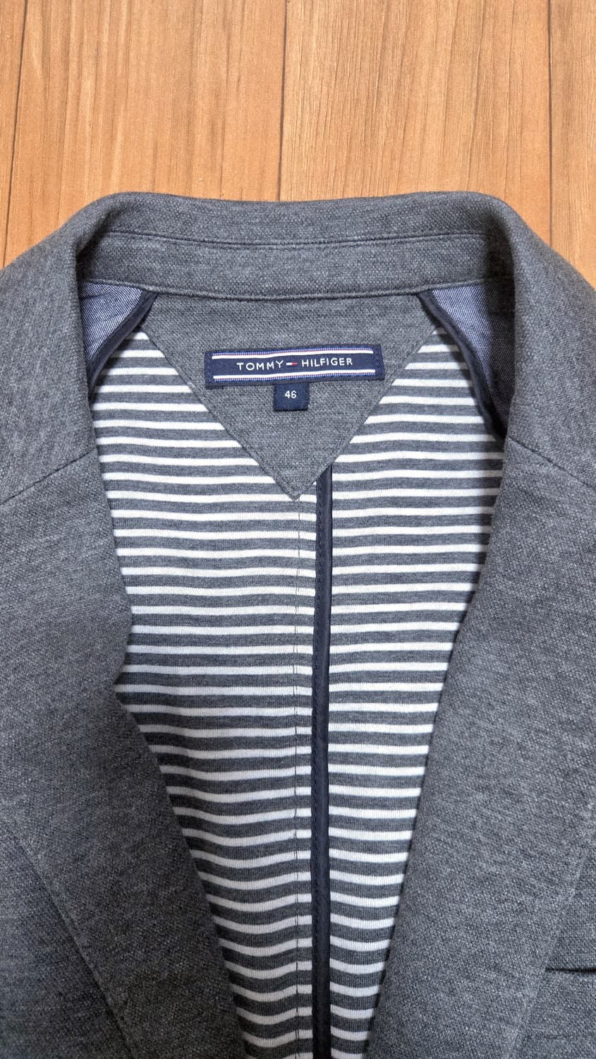 Tommy Hilfiger 타미힐피거 정장 자켓, 헤링본 면 블레이저 상품이미지6