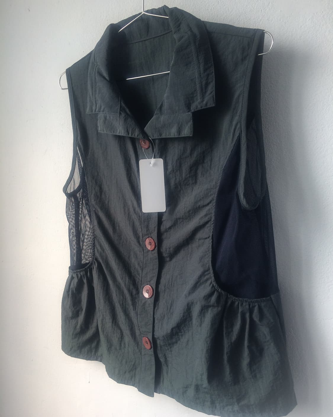 Side mesh point vest 상품이미지4