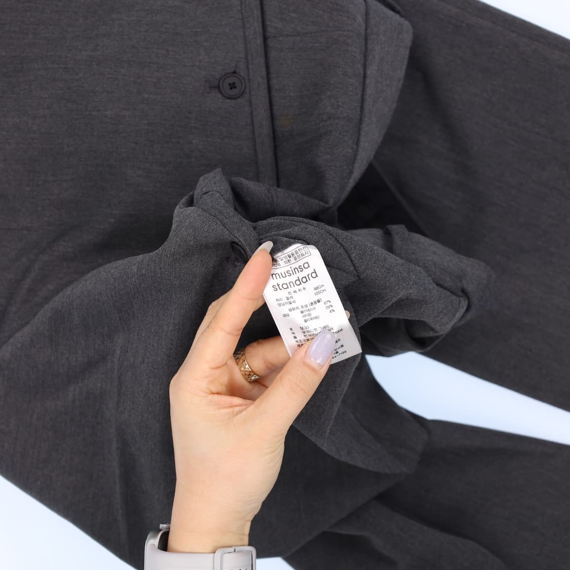 33 무신사스탠다드 슬랙스 정장 바지 0326J 상품이미지3